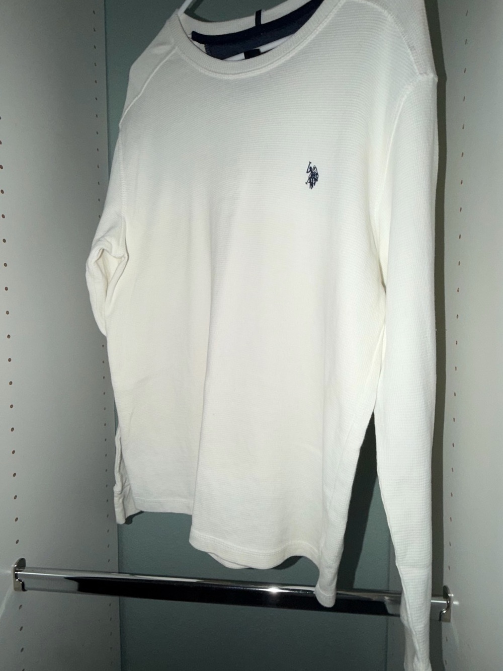 U.S. Polo Assn. Men's Long-Sleeve Thermal Shirt - White